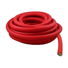 1/0 AWG 0 Gauge 25 Feet High Performance Flexi Amp Power/Ground Cable Wire Red