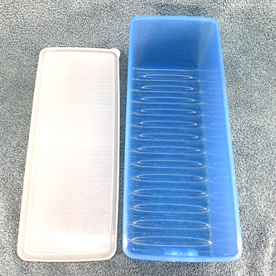 Tupperware FridgeSmart Fruit Vegetable Refrigerator Container Blue 3995A-2 3995