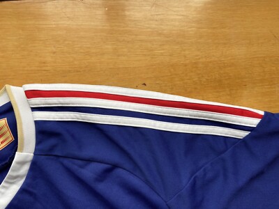 FRANCE 2009 2010 HOME FOOTBALL SHIRT SOCCER JERSEY ADIDAS