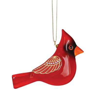 Ornement De Noël Cardinal Rouge – Décor En Verre – Marque Décor In The Box