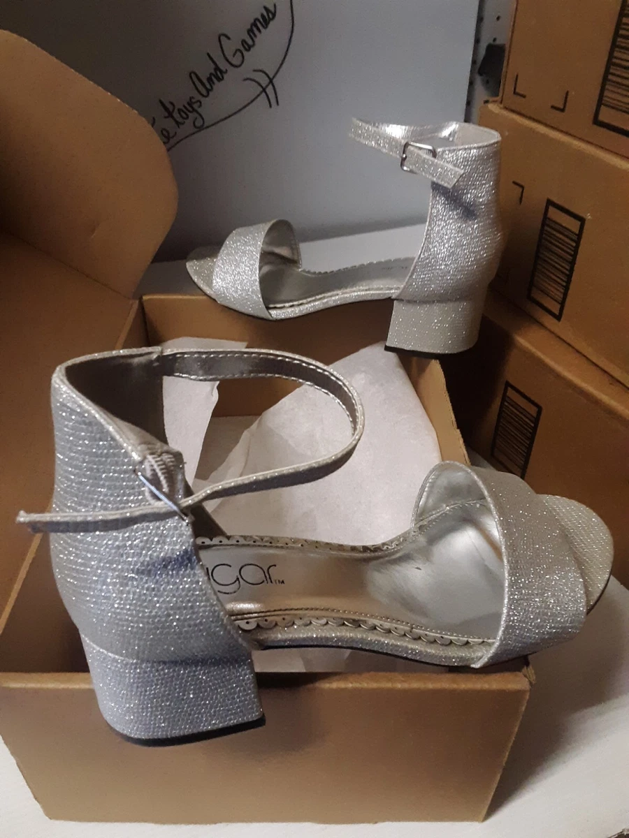Silver shoes size best sale 8
