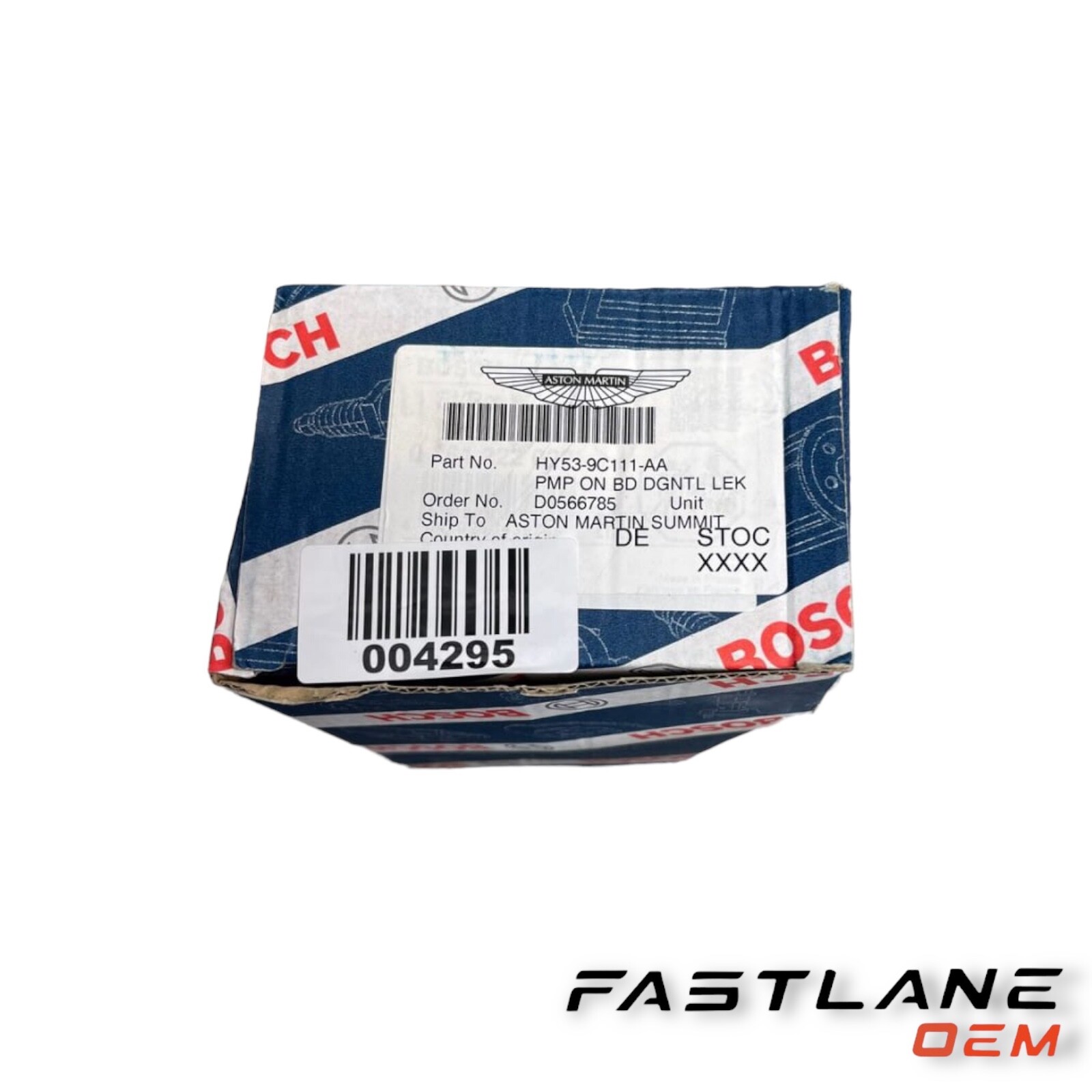 GENUINE ASTON MARTIN PMP ON BD DGNTL LEK NEW OEM HY53-9C111-AA