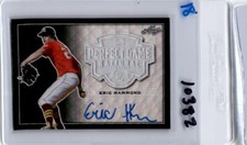 ERIC HAMMOND 2020 LEAF PERFECT GAME NATIONAL SHOWCASE BLACK AUTO 1/5 *10382