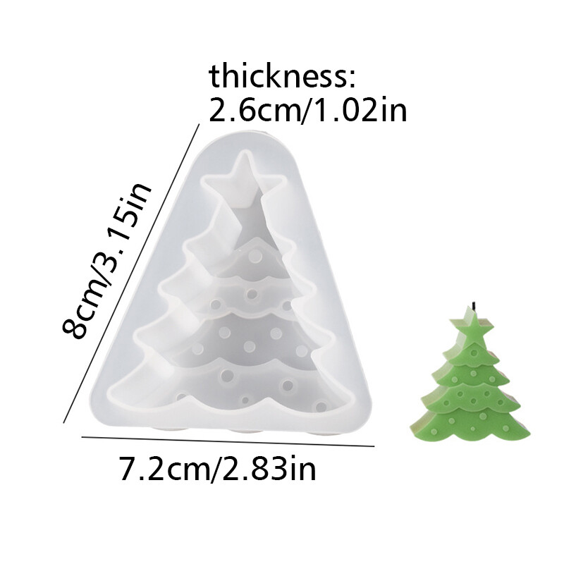 Christmas Silicone Molds Candle Molds Candle Making Supplies Soap Resin