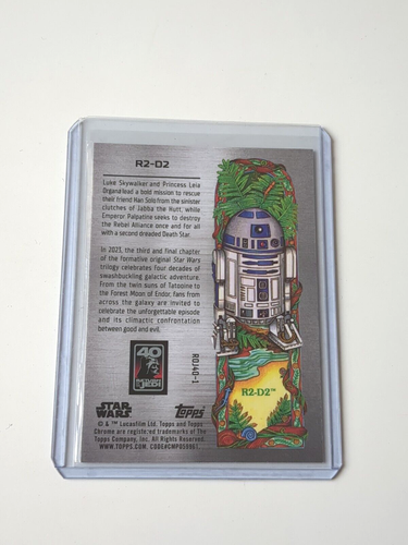 Topps Chrome Star Wars 2023 Return Of The Jedi 40th Anniversary Choose From List - Picture 3 of 17