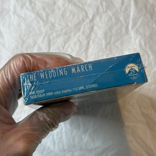 The Wedding March (1928) VHS - Paramount 75th Anniversary - Brandneu Versiegelt - Bild 3 von 8