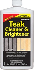 Teak Cleaner & Brightener, Restore Weathered Wood, 32Oz (094932)
