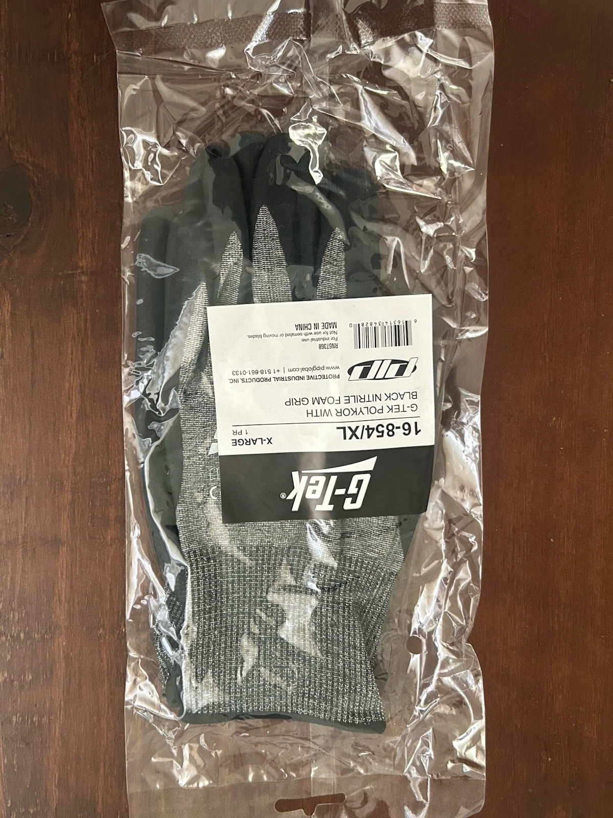 Protective Industrial Gloves Salt & Pepper G-Tek Polykor Seamless Knit