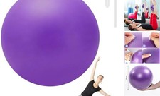 Small Pilates Ball 9 Inch Small Exercise Ball Mini Workout Yoga Balls Purple