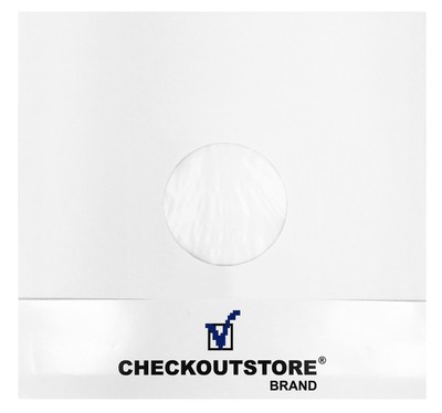 COS Paper Record Inner Sleeves Polylined With Hole for 12'' Vinyl 33 RPM