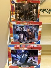 Ravensburger Doctor Who Three puzzles of 1,000 pieces. Bags unopened.