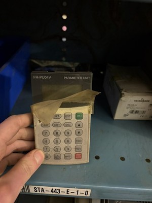 Mitsubishi FR-PU04v Parameter Unit for FREQROL Inverter USED