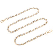 55" Purse Strap with Buckle for Shoulder and Cross Body Silver Gold 