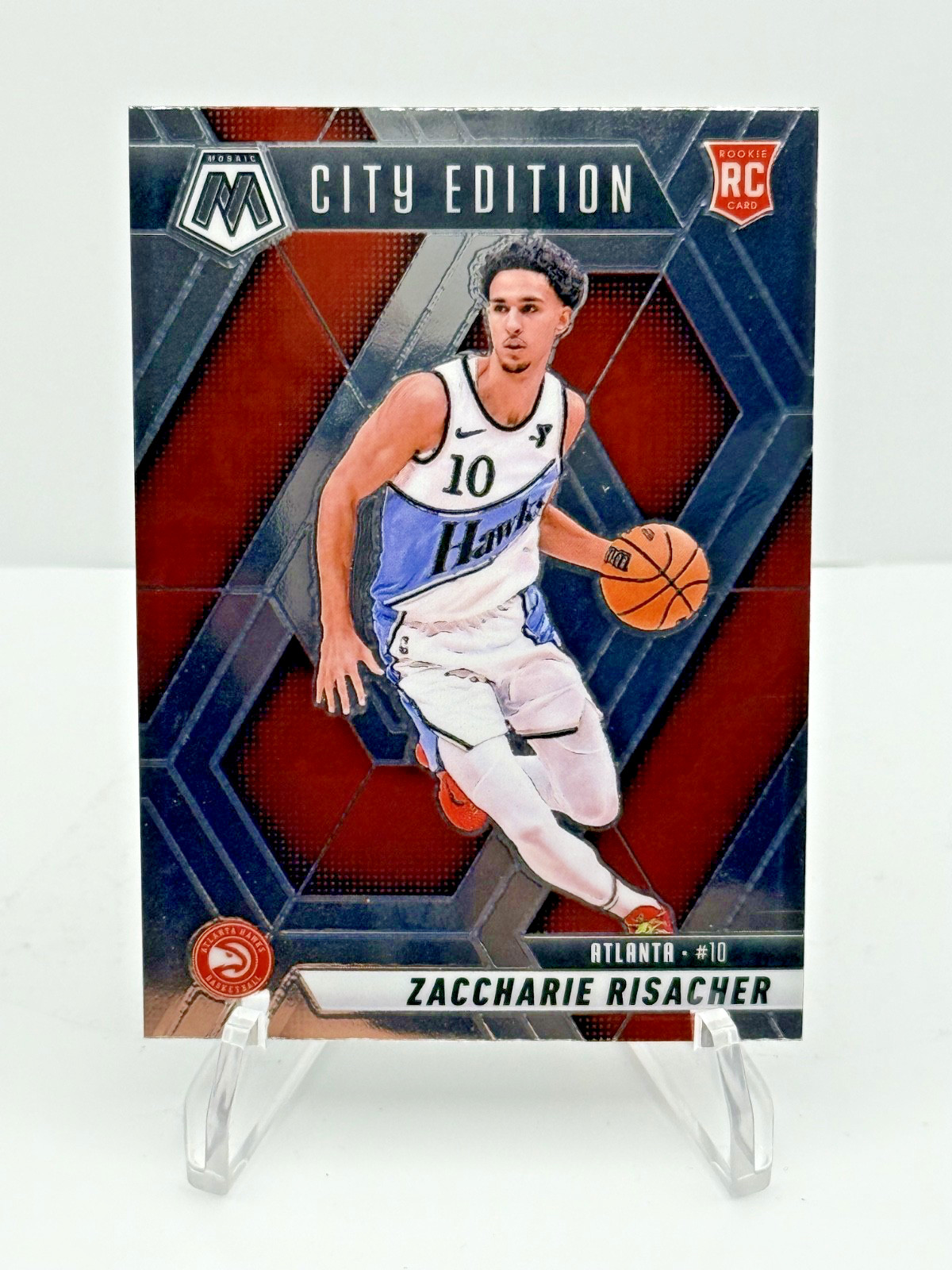 2024-25 Mosaic Basketball - Zaccharie Risacher City Edition RC #274
