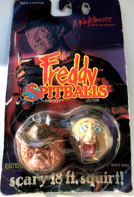1989 EnterTech Freddy Spitballs A NIGHMARE ON ELM STREET Freddy & Victim Sealed