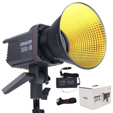 Amaran 200X S COB Led Video Light Bi Color 2700K-6500K,250W,45400Lux @1M,CRI≥...