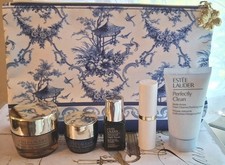 Estee Lauder Skincare/Makeup Set with Bag Set Of 6