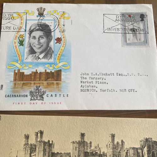 Investitur HRH Charles Prince of Wales - 1969 FDC BRIEFMARKEN POSTFRISCH & gebraucht - Teilblätter - Bild 3 von 13