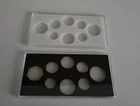 Acrylic Display Case for Decimal Coin Collection - Holds 8 coins from 1p-£2 coin