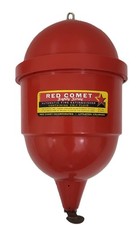 Vintage Red Comet Automatic Fire Extinguisher