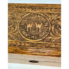 Antique Wheeler and Wilson Sewing Machine Box Trinket Keepsakes