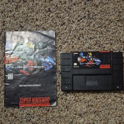 Nintendo Killer Instinct Super Nintendo, Fighting, NTSC-U/C, Booklet Incl.