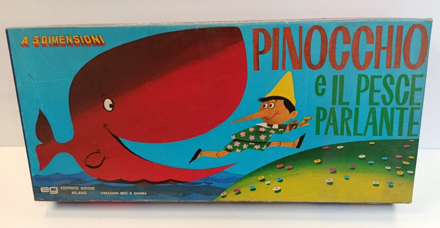 Pinocchio e il Pesce Parlante Gioco In Scatola Vintage Editrice Giochi Completo
