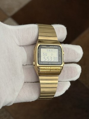 Rare Vintage Casio Data Bank Timetable DBT-700G Men's Digital