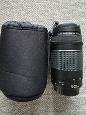 Canon EF 75-300mm f/4-5.6 III telephoto zoom lens In Lovely Condition