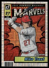 2022 Donruss Marvels Vector #1 Mike Trout - BB