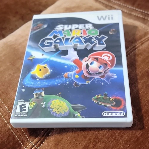 Nintendo Super Mario Galaxy Nintendo Wii 2007 Complete w/ Manual Co-Star Mode