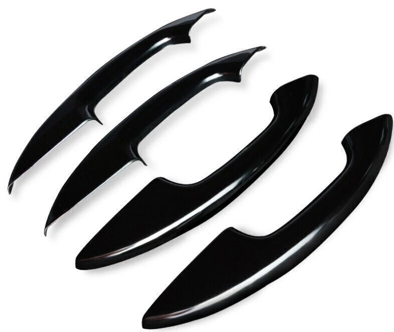 Glossy Black For Cadillac CT5 CT5-V Luxury 2020-2023 Door Handle Cover Trim 4pcs Foto 2 de 3
