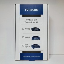 TV Ears 5.0 Dual Analog Wireless Charger Base Transmitter Kit No Headphones 