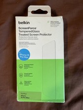 Belkin ScreenForce TemperedGlass Treated Screen Protector for iPhone 15 Pro Max
