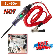 Car Circuit Tester Pen 6V 12V 24V Voltage Test Light Probe Automotive Tool