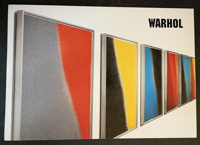 art postcard Andy Warhol Diamond Dust and Shadows 2008 gallery invitation