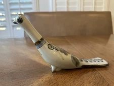 Vintage Dove Tonala Ken Edwards Mexican Folk Art Pottery artist marks Floral