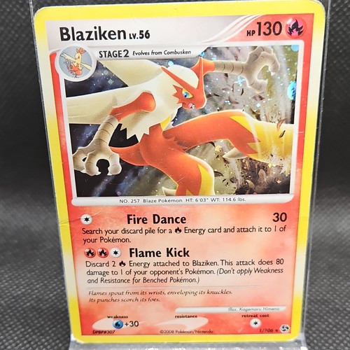 Pokémon TCG Blaziken Great Encounters Holo Rare EN 130HP 1/106