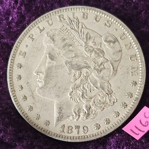 🔥NO RESERVE🔥NICE XF-AU 👀🔥1879 Morgan Silver Dollar 🚚⚡️FAST SHIPPING 1169