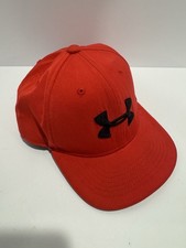 Under Armour Youth Classic Fit Embroidered Logo Red/Black Baseball Hat Cap