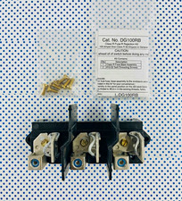 Eaton DG100RB Class R Fuse Base Rejection Kit 100A Max 3-Pole, Qty 1