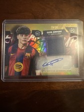 2025-26 Topps Flagship UCC UEFA Quim Junyent Auto Jersey Gold Refractor RC #/50