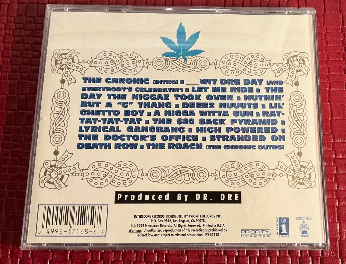 Dr. Dre [The Chronic] 1st Pressing First Printing CD Album Rap P2