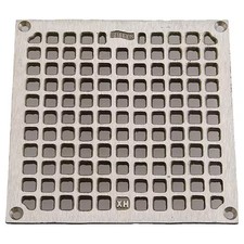 Jay R. Smith Manufacturing B07nbg W/Screws Grate, Nickel Bronze, Screw, 6 9/16
