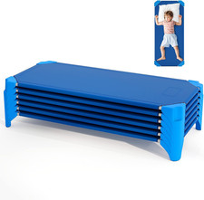 Stackable Daycare Cots for Sleeping, 53" L X 24" W Portable Nap Cots for Kids an
