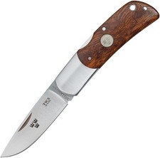 Fallkniven Tre Kronor Lock Back Desert Ironwood Folding Pocket Knife - TK3IC