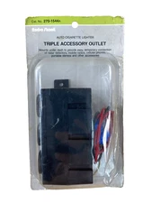 12V Radio Shack triple accessory kit Car Truck 270-1544A Auto cigarette lighter