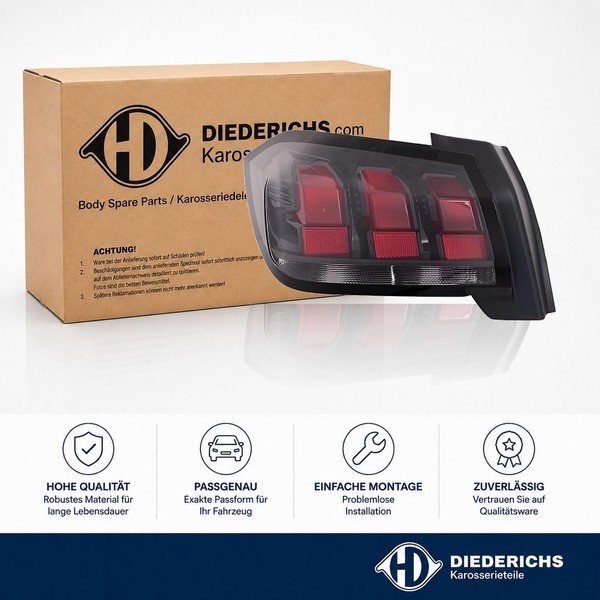 Heckleuchte Links Diederichs 4228093 FÜR Peugeot RÜCkleuchte Hecklicht-image