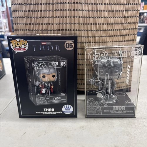 Funko Shop Pop! Die Cast Marvel THOR #05 Metallic Silver Chase