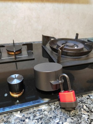 Stove Knob Locks for Dementia Patient - Universal Safety Covers for Gas/Elect...